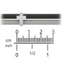 Engravable Classic Cross Charm Silicone Bracelet Set - Double Style