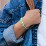Engravable Classic Cross Charm Silicone Bracelet Set - Double Style – Sterling Silver