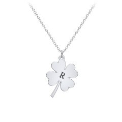 Kids Four Leaf Clover Charm Necklace – Sterling Silver