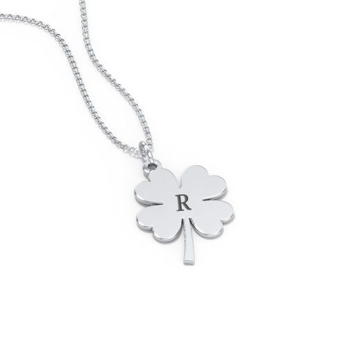 Kids Four Leaf Clover Charm Necklace – Sterling Silver