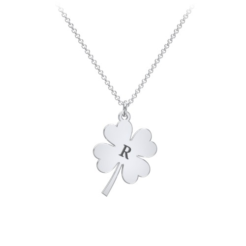 Kids Four Leaf Clover Charm Necklace – Sterling Silver