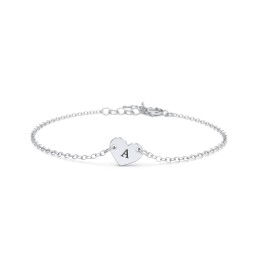 Kids and Baby Engravable Heart Bracelet in 925 Sterling Silver