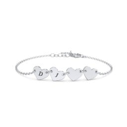 Kids and Baby Engravable 4 Hearts Bracelet