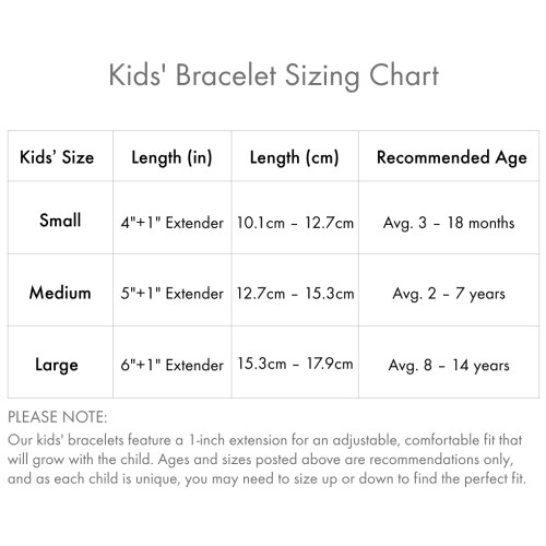 Kids and Baby Engravable 4 Hearts Bracelet