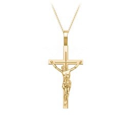 Kids Medium Crucifix Necklace