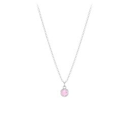 Kids Birthstone Charm Necklace with 1 Stone