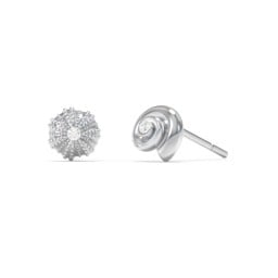Ocean Collection Studs With Accent - Pair