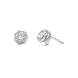Ocean Collection Studs With Accent - Pair
