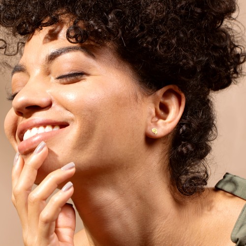 Ocean Collection Studs With Accent - Pair