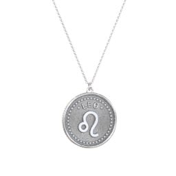 Leo Coin Charm Necklace