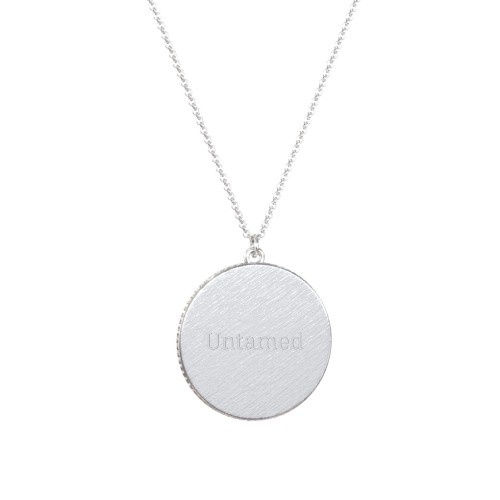 Leo Coin Charm Necklace – Sterling Silver