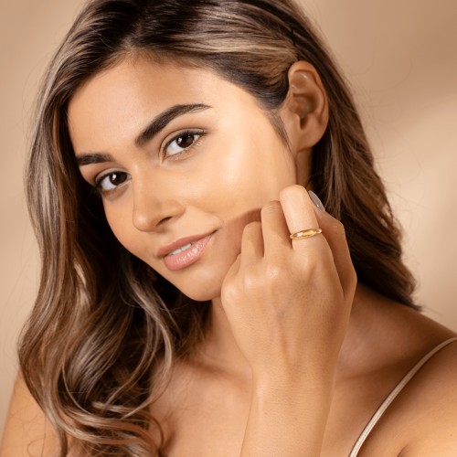 Dome Statement Ring – Sterling Silver