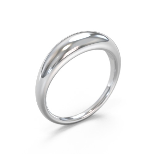 Dome Statement Ring – Sterling Silver