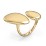 Pebble Statement Ring – Vermeil