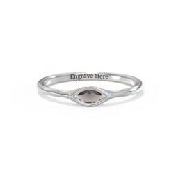 East-West Marquise Ring