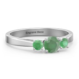 Three Stone Eternity Ring