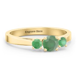 Three Stone Eternity Ring
