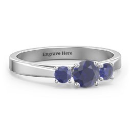 Three Stone Eternity Ring