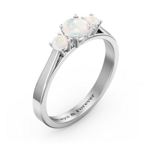 Three Stone Eternity Ring