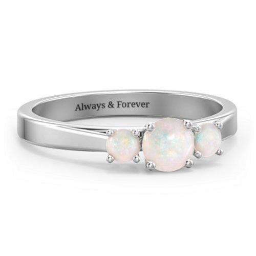 Three Stone Eternity Ring