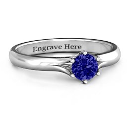 6 Prong Solitaire Ring