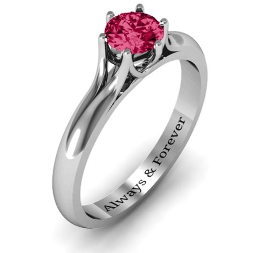 6 Prong Solitaire Ring