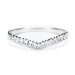 Tiara Accented Stacking Band