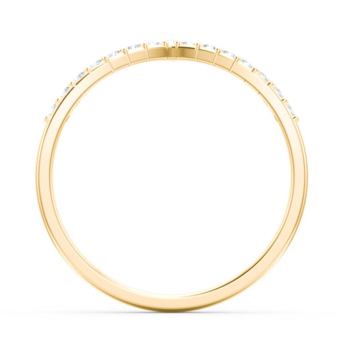 Tiara Accented Stacking Band