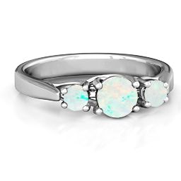 3-Stone Graduated Ring