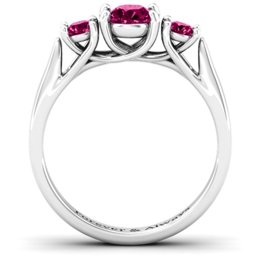 3-Stone Graduated Ring